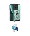 ieg™ Poco X6 Pro Kılıf Ahenk Klasik - Siyah 3D Antistatik Cam Ekran Koruyucu