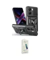 ieg™ Poco X7 Pro Kılıf Ahenk Klasik - Şeffaf Pasifik Cam Ekran Koruyucu