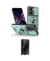 ieg™ Poco X7 Pro Kılıf Ahenk Klasik - Siyah 3D Antistatik Hayalet Cam Ekran Koruyucu