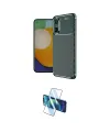 ieg™ Poco X7 Pro Kılıf Eksen Form Prime - Siyah 3D Antistatik Seramik Nano Ekran Koruyucu