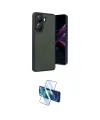ieg™ Poco X7 Pro Kılıf Kıvılcım Işık Serisi - Siyah 3D Antistatik Cam Ekran Koruyucu