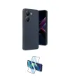 ieg™ Poco X7 Pro Kılıf Kıvılcım Işık Serisi - Siyah 3D Antistatik Cam Ekran Koruyucu