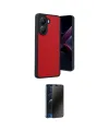 ieg™ Poco X7 Pro Kılıf Kıvılcım Işık Serisi - Siyah 3D Antistatik Hayalet Cam Ekran Koruyucu