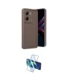 ieg™ Poco X7 Pro Kılıf Yankı Yansıma Özel Seri - Siyah 3D Antistatik Cam Ekran Koruyucu