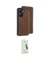 ieg™ Poco X7 Pro Kılıf Zirve Yansıma Serisi - Şeffaf Pasifik Cam Ekran Koruyucu