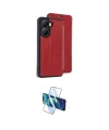 ieg™ Poco X7 Pro Kılıf Zirve Yansıma Serisi - Siyah 3D Antistatik Cam Ekran Koruyucu