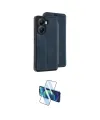 ieg™ Poco X7 Pro Kılıf Zirve Yansıma Serisi - Siyah 3D Antistatik Cam Ekran Koruyucu