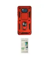 ieg™ Pocophone X3 Kılıf Ahenk Klasik - Siyah 20D Premium Cam Ekran Koruyucu