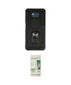 ieg™ Pocophone X3 Kılıf Ahenk Klasik - Siyah 20D Premium Cam Ekran Koruyucu