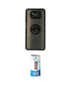 ieg™ Pocophone X3 Kılıf Yörünge Çizgi - Siyah 5D Eko Cam Ekran Koruyucu
