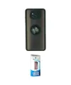 ieg™ Pocophone X3 Kılıf Yörünge Çizgi - Siyah 5D Eko Cam Ekran Koruyucu