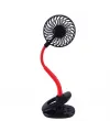 Portatif Işıklı Mini Klipsli Fan