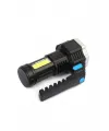 PS-3879 USB Şarj Göstergeli Şarj Edilebilir 7*XPE +COB Led El Feneri