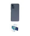 ieg™ Redmi 10 2022 Kılıf Ahenk Serisi - Siyah 3D Antistatik Cam Ekran Koruyucu