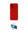 ieg™ Redmi 10 2022 Kılıf Ahenk Serisi - Siyah 3D Antistatik Cam Ekran Koruyucu