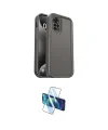 ieg™ Redmi 10 2022 Kılıf Yankı Yansıma Özel Seri - Siyah 3D Antistatik Cam Ekran Koruyucu
