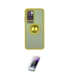 ieg™ Redmi 10 2022 Kılıf Yörünge Çizgi - Şeffaf Pasifik Cam Ekran Koruyucu