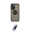 ieg™ Redmi 10 2022 Kılıf Yörünge Çizgi - Şeffaf Pasifik Cam Ekran Koruyucu
