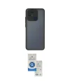 ieg™ Redmi 10C Kılıf Ahenk Çizgi Serisi - Şeffaf Royal Nano Ekran Koruyucu