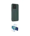 ieg™ Redmi 10C Kılıf Çekirdek Yansıma - Siyah 3D Antistatik Cam Ekran Koruyucu