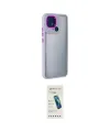 ieg™ Redmi 10C Kılıf Eksen Doku Prime - Şeffaf Pasifik Cam Ekran Koruyucu
