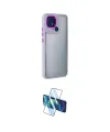 ieg™ Redmi 10C Kılıf Eksen Doku Prime - Siyah 3D Antistatik Cam Ekran Koruyucu