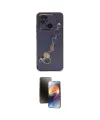 ieg™ Redmi 10C Kılıf Nova Işık Prime - Siyah 3D Antistatik Mat Seramik Nano Ekran Koruyucu