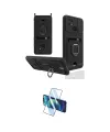 ieg™ Redmi 10C Kılıf Vadi Form Prime - Siyah 3D Antistatik Cam Ekran Koruyucu