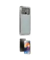 ieg™ Redmi 10C Kılıf Vadi Minimal - Siyah 3D Antistatik Mat Seramik Nano Ekran Koruyucu