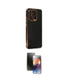ieg™ Redmi 10C Kılıf Yankı Serisi - Siyah 3D Antistatik Mat Seramik Nano Ekran Koruyucu