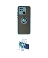 ieg™ Redmi 10C Kılıf Yörünge Çizgi - Siyah 3D Antistatik Cam Ekran Koruyucu