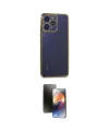 ieg™ Redmi 12 Kılıf Vadi Minimal - Siyah 3D Antistatik Mat Seramik Nano Ekran Koruyucu