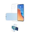 ieg™ Redmi 12 Kılıf Zirve Doku - Siyah 3D Antistatik Cam Ekran Koruyucu