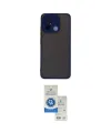 ieg™ Redmi 12C Kılıf Ahenk Çizgi Serisi - Şeffaf Royal Nano Ekran Koruyucu