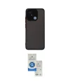 ieg™ Redmi 12C Kılıf Ahenk Çizgi Serisi - Şeffaf Royal Nano Ekran Koruyucu