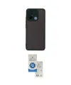 ieg™ Redmi 12C Kılıf Ahenk Çizgi Serisi - Şeffaf Royal Nano Ekran Koruyucu