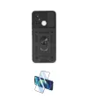ieg™ Redmi 12C Kılıf Ahenk Klasik - Siyah 3D Antistatik Seramik Nano Ekran Koruyucu