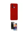 ieg™ Redmi 12C Kılıf Ahenk Serisi - Siyah 3D Antistatik Mat Seramik Nano Ekran Koruyucu