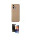 ieg™ Redmi 12C Kılıf Ahenk Serisi - Siyah 3D Antistatik Mat Seramik Nano Ekran Koruyucu