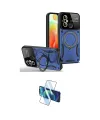 ieg™ Redmi 12C Kılıf Kıvılcım Modern Serisi - Siyah 3D Antistatik Seramik Nano Ekran Koruyucu