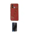 ieg™ Redmi 12C Kılıf Nova Işık Prime - Siyah 3D Antistatik Hayalet Cam Ekran Koruyucu
