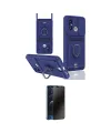 ieg™ Redmi 12C Kılıf Vadi Form Prime - Siyah 3D Antistatik Hayalet Cam Ekran Koruyucu