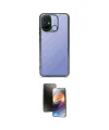 ieg™ Redmi 12C Kılıf Vadi Minimal - Siyah 3D Antistatik Mat Seramik Nano Ekran Koruyucu