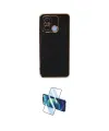 ieg™ Redmi 12C Kılıf Yankı Serisi - Siyah 3D Antistatik Cam Ekran Koruyucu