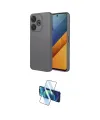 ieg™ Redmi 13 4G Kılıf Ahenk Serisi - Siyah 3D Antistatik Cam Ekran Koruyucu