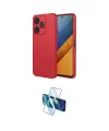 ieg™ Redmi 13 4G Kılıf Ahenk Serisi - Siyah 3D Antistatik Cam Ekran Koruyucu