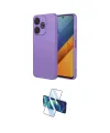 ieg™ Redmi 13 4G Kılıf Ahenk Serisi - Siyah 3D Antistatik Cam Ekran Koruyucu