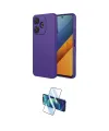 ieg™ Redmi 13 4G Kılıf Ahenk Serisi - Siyah 3D Antistatik Cam Ekran Koruyucu