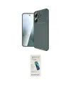ieg™ Redmi 13 4G Kılıf Eksen Form Prime - Şeffaf Pasifik Cam Ekran Koruyucu
