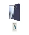ieg™ Redmi 13 4G Kılıf Eksen Form Prime - Şeffaf Pasifik Cam Ekran Koruyucu